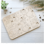 Дерев`яний навчальний сортер дитячий «Свійські тварини» - image-0